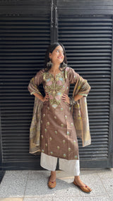 Chanderi Silk 2 Piece Kurta Set