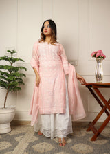 Soft Chanderi 2 Piece Kurta Set