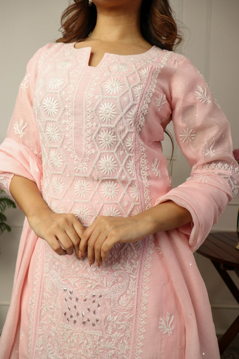 Soft Chanderi 2 Piece Kurta Set
