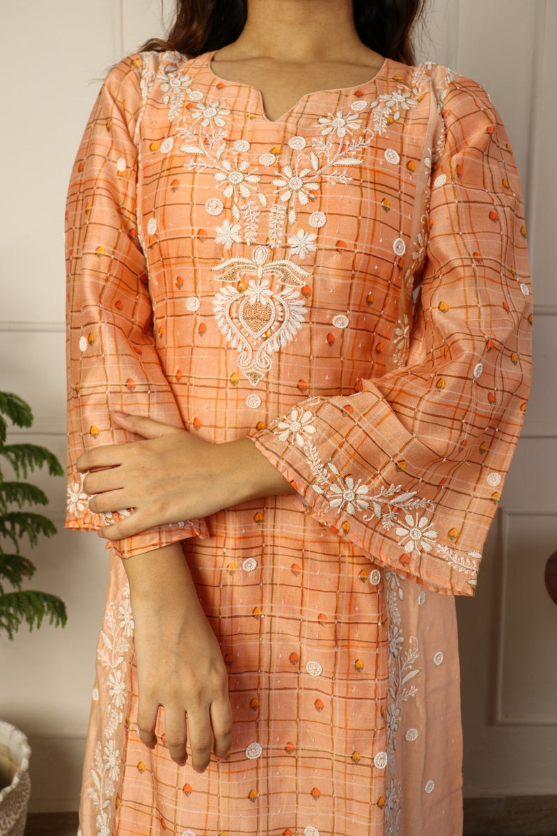 Chanderi Silk Co-ord 2 Piece Set