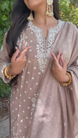 Soft Chanderi 2 Piece Kurta Set