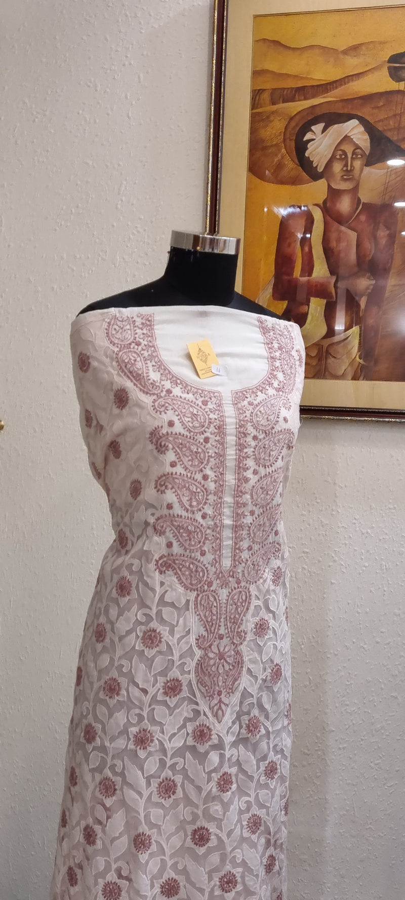 Cotton Chikankari Kurti