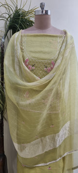 Tissue Chanderi 3 Piece Kurta Set