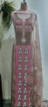 Pure Organza 2 Piece Kurta Set