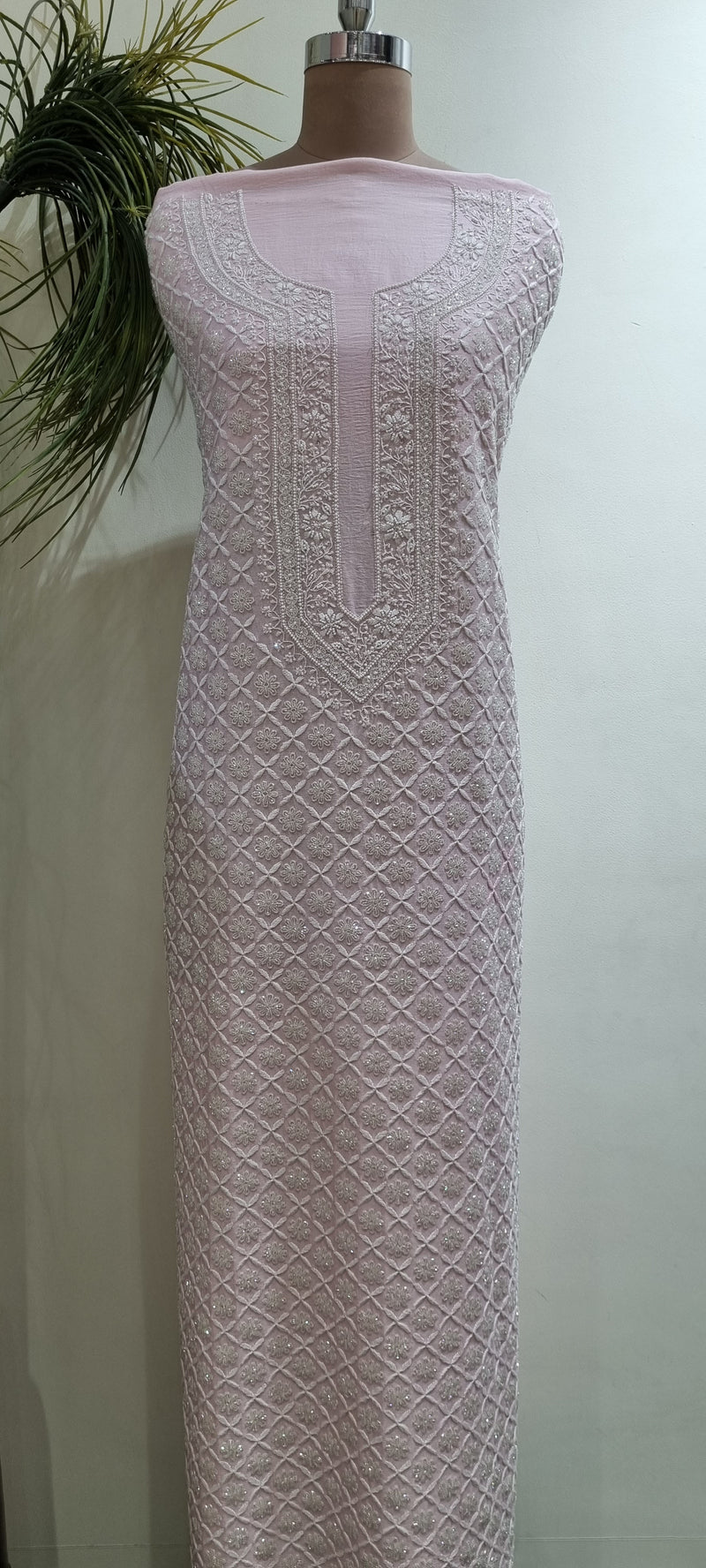 Silk Chanderi 2 Piece Kurta Set