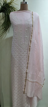 Silk Chanderi 2 Piece Kurta Set