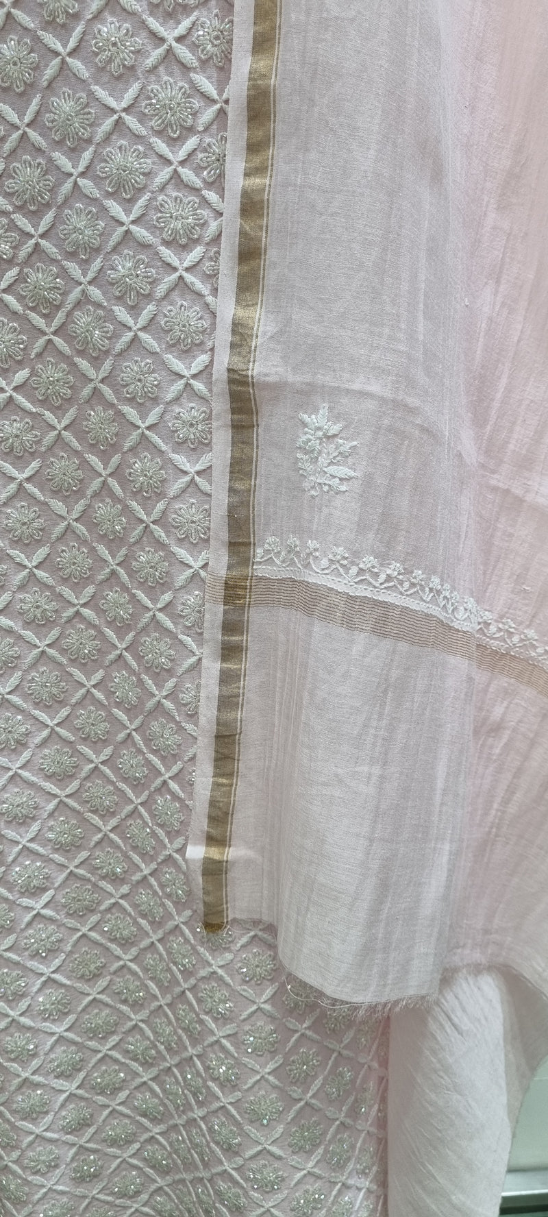Silk Chanderi 2 Piece Kurta Set