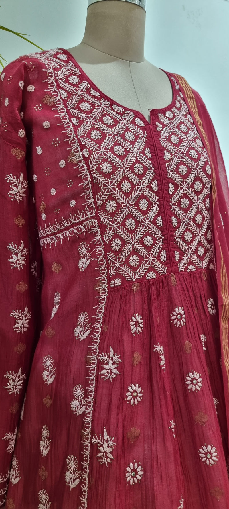 Soft Chanderi Dress- 2 Piece Set