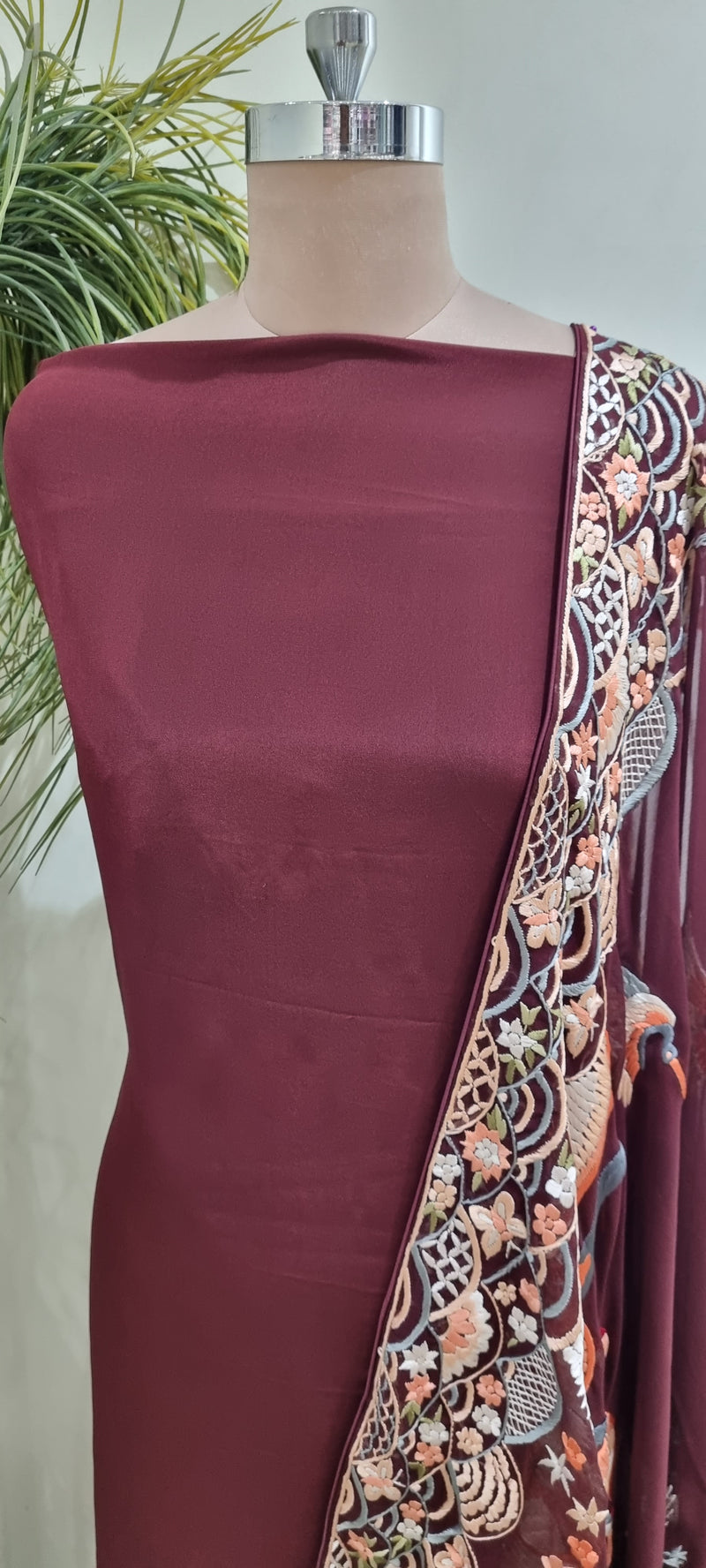 Crepe Parsi 2 Piece Kurta Set