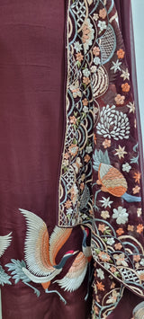 Crepe Parsi 2 Piece Kurta Set