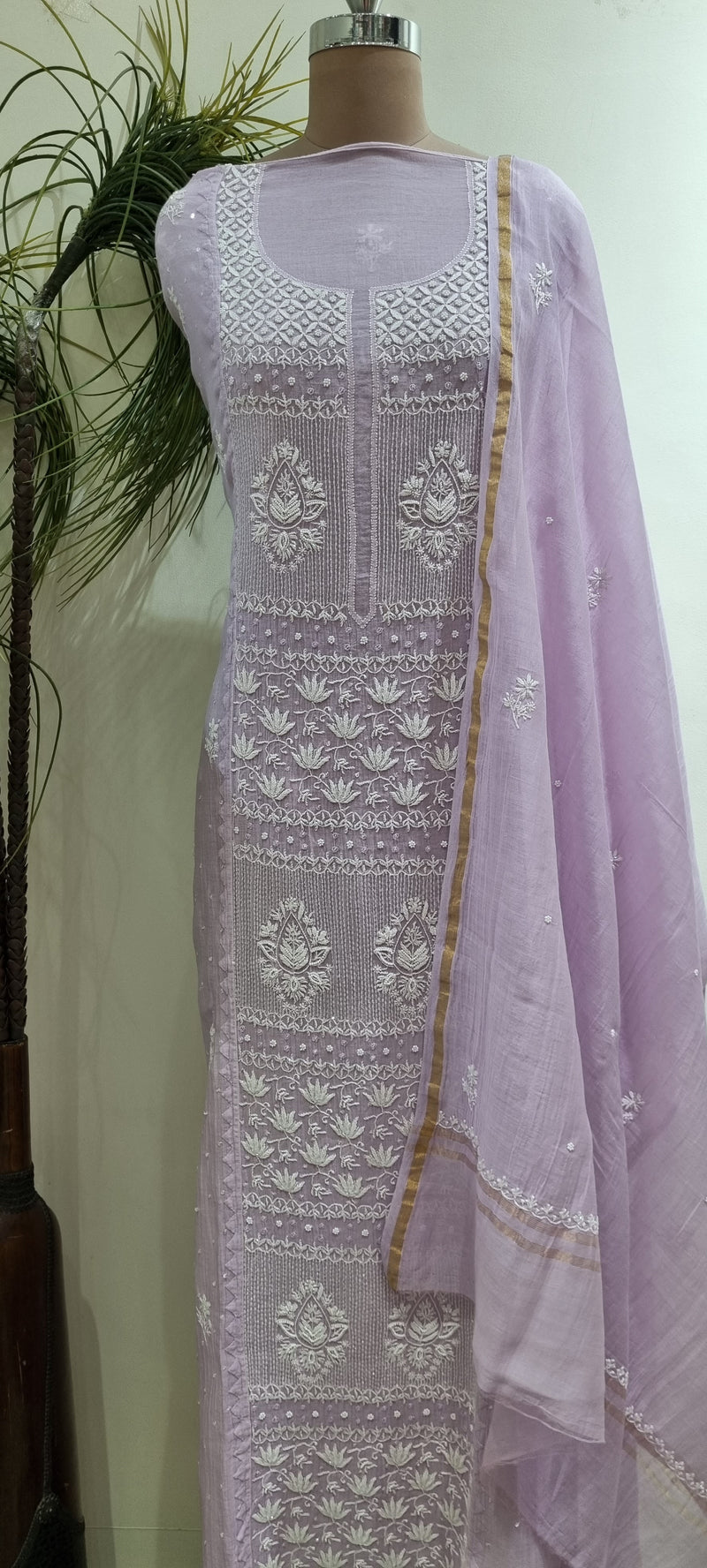 Soft Chanderi 2 Piece Kurta Set