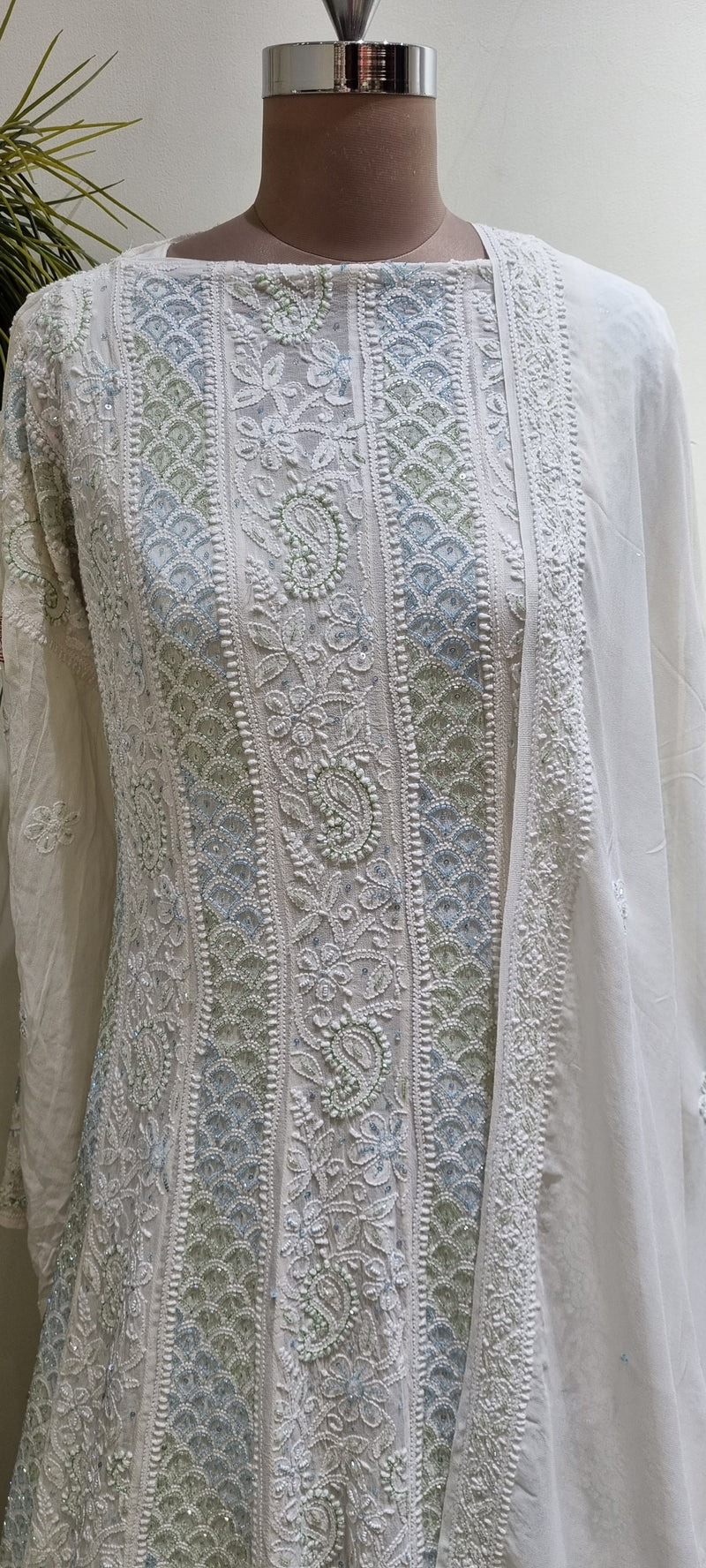 Pure Georgette Anarkali 2 Piece Set