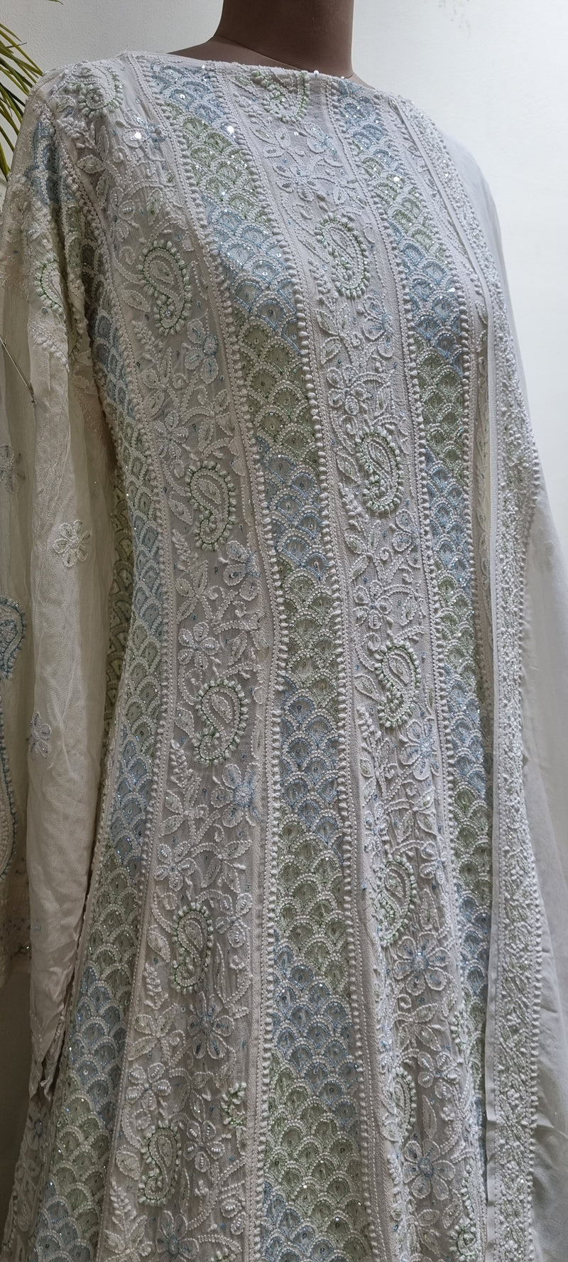 Pure Georgette Anarkali 2 Piece Set