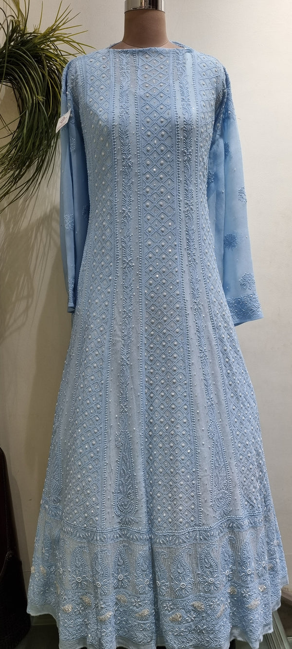 Viscose Georgette  anarkali 2 Piece Set