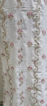 Chanderi Silk with Banarsi Booti 2 Piece Kurta Set