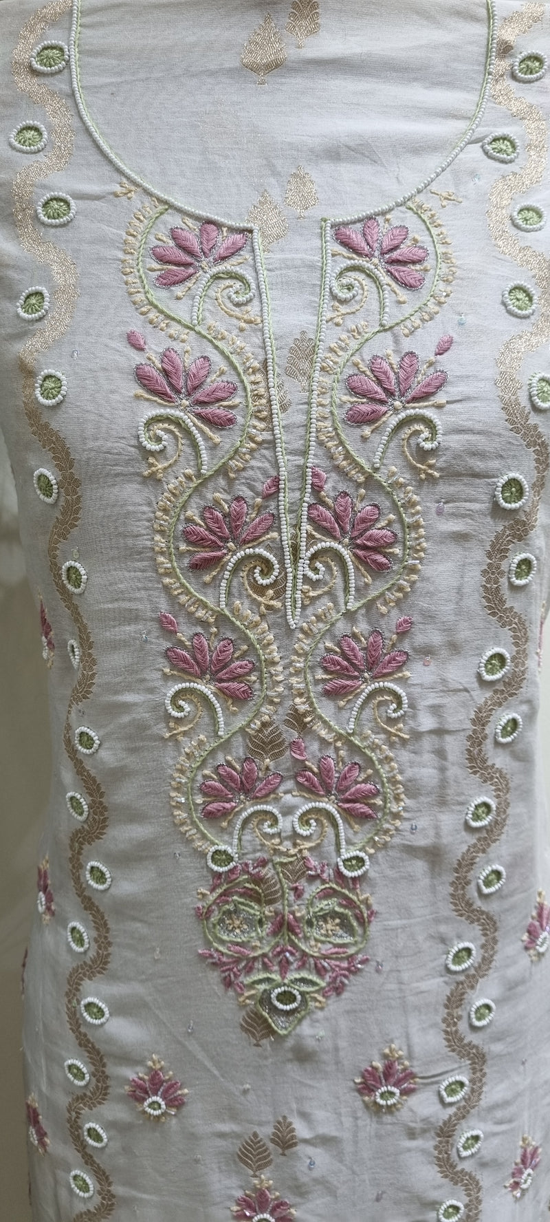 Chanderi Silk with Banarsi Booti 2 Piece Kurta Set