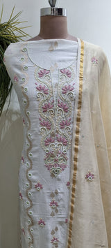 Chanderi Silk with Banarsi Booti 2 Piece Kurta Set