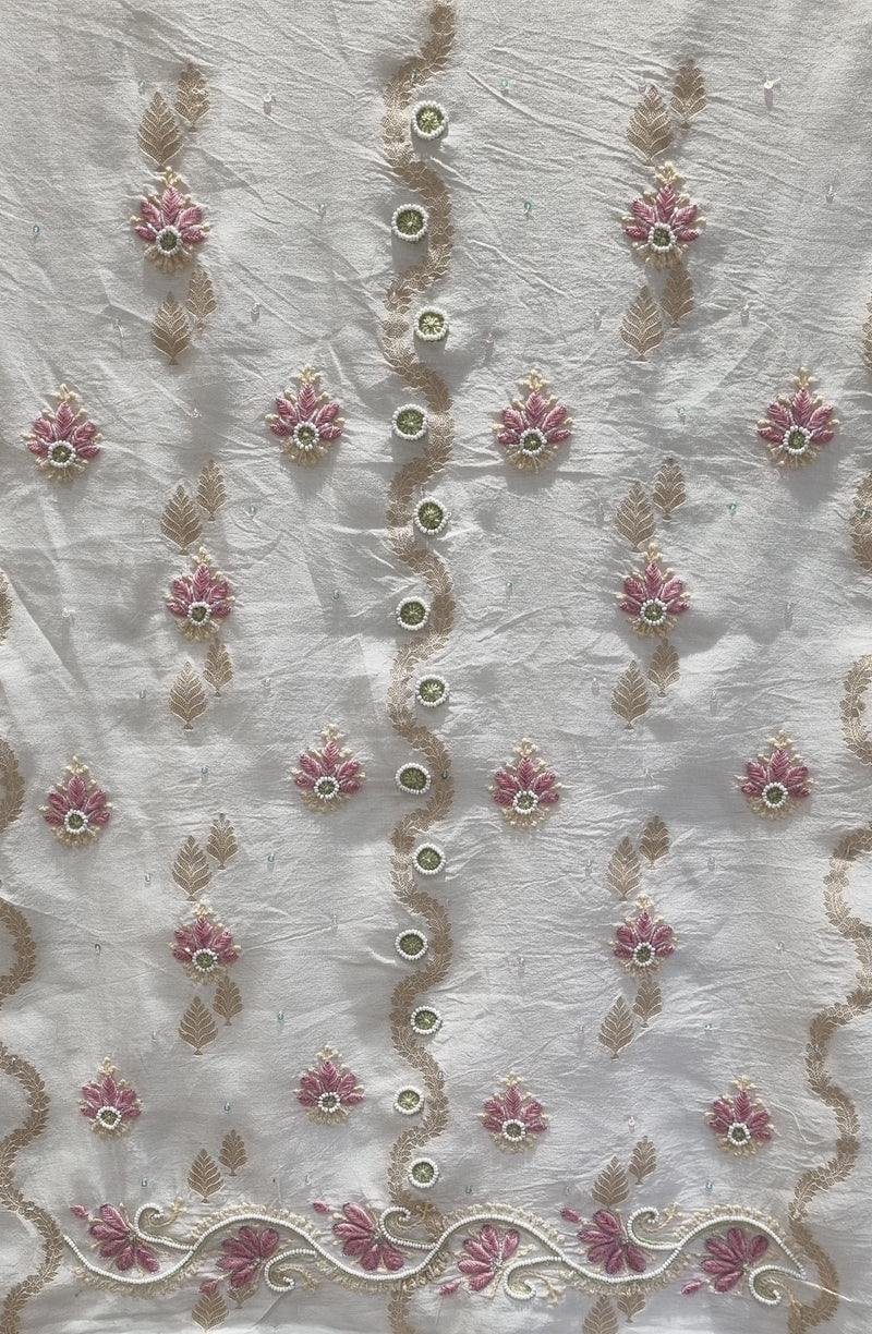 Chanderi Silk with Banarsi Booti 2 Piece Kurta Set