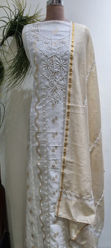 Chanderi Silk with Banarsi Booti 2 Piece Kurta Set