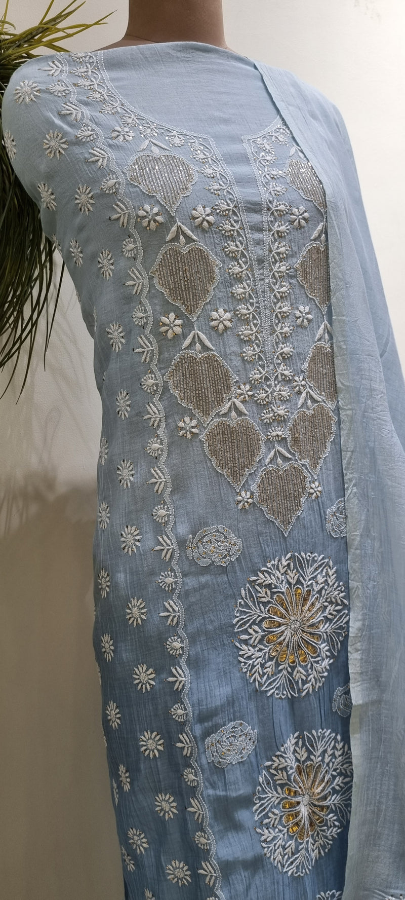 Soft Chanderi 2 Piece Kurta Set