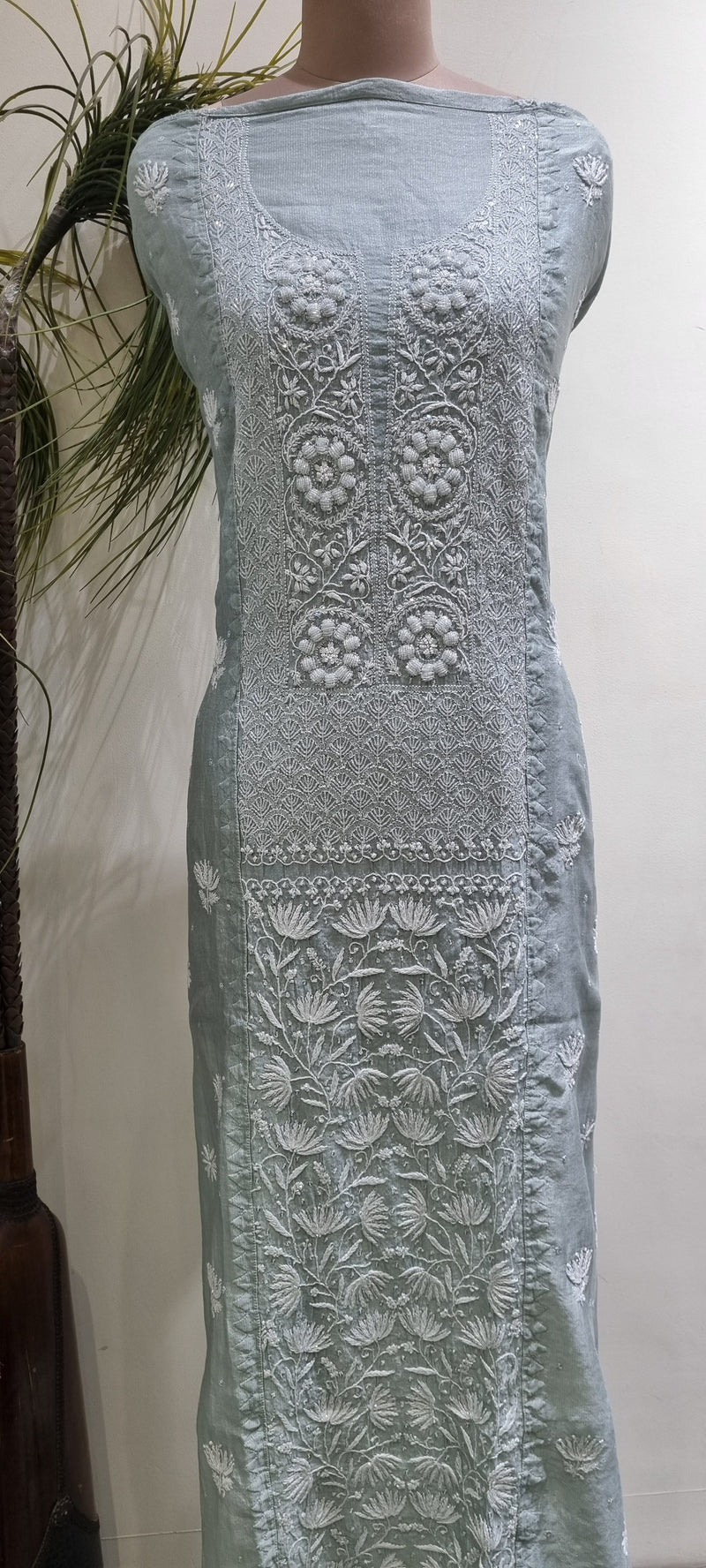 Tissue Chanderi 2 Piece kurta Set