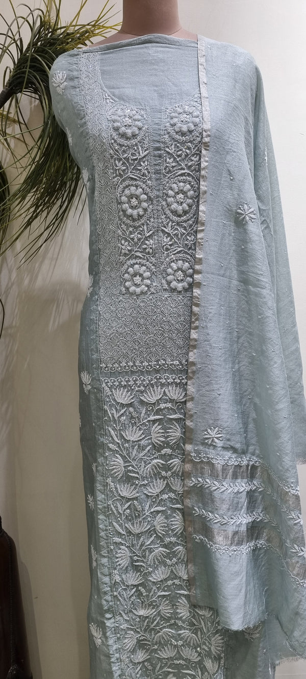 Tissue Chanderi 2 Piece kurta Set