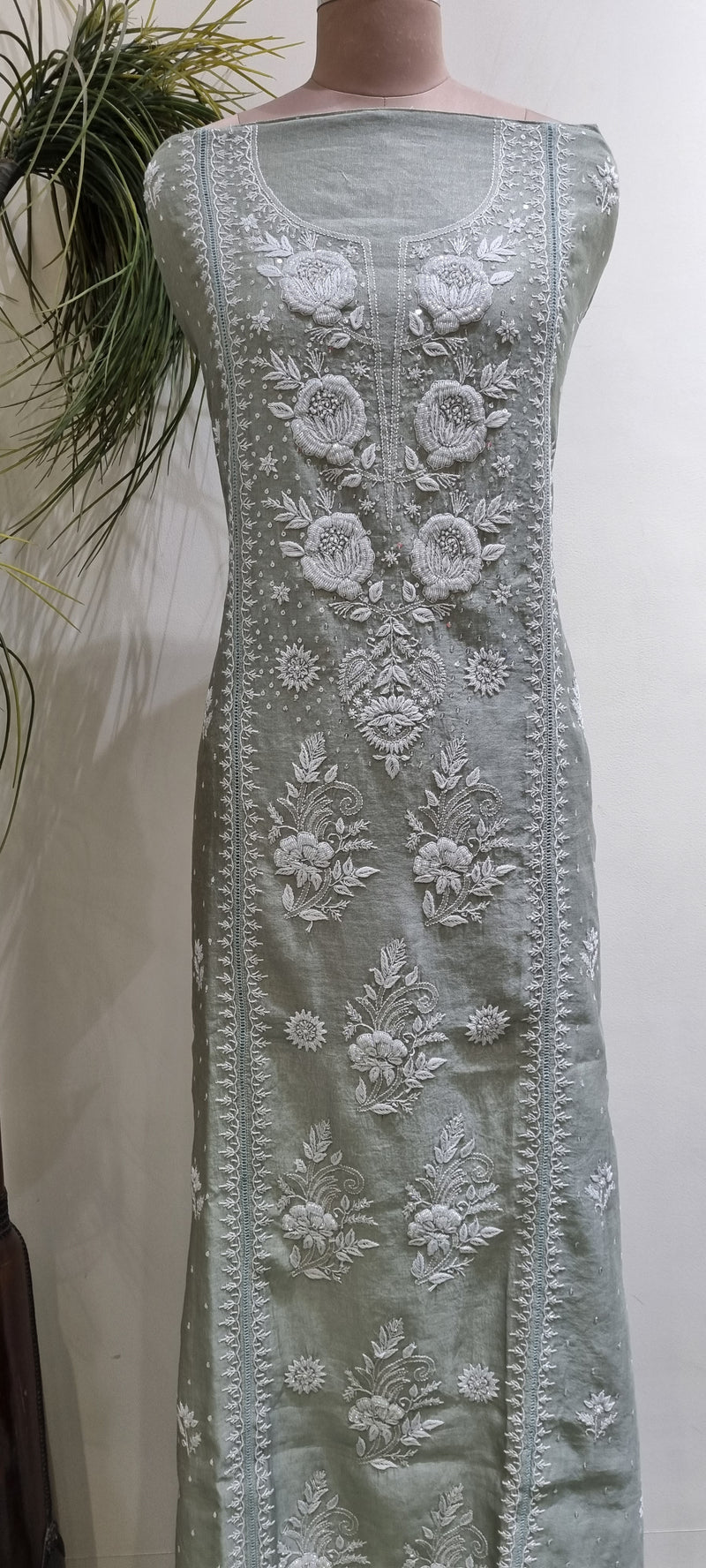 Tissue Chanderi 2 Piece Kurta Set