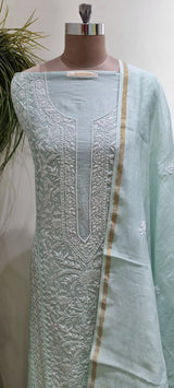 Silk Chanderi 2 Piece Kurta Set