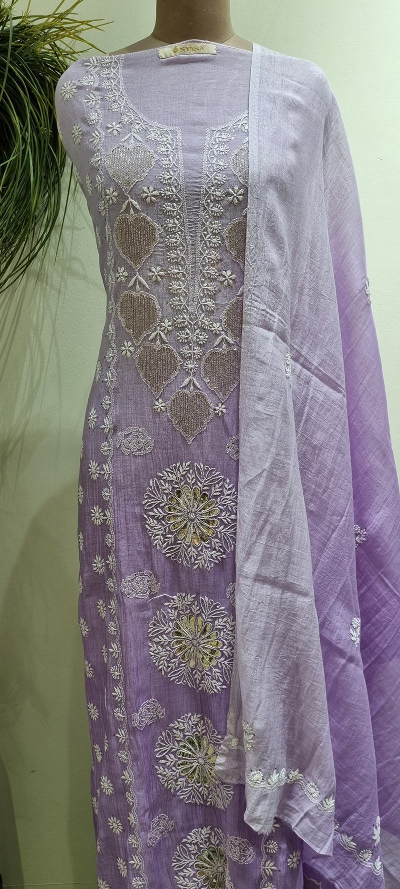 Soft Chanderi 2 Piece Kurta Set