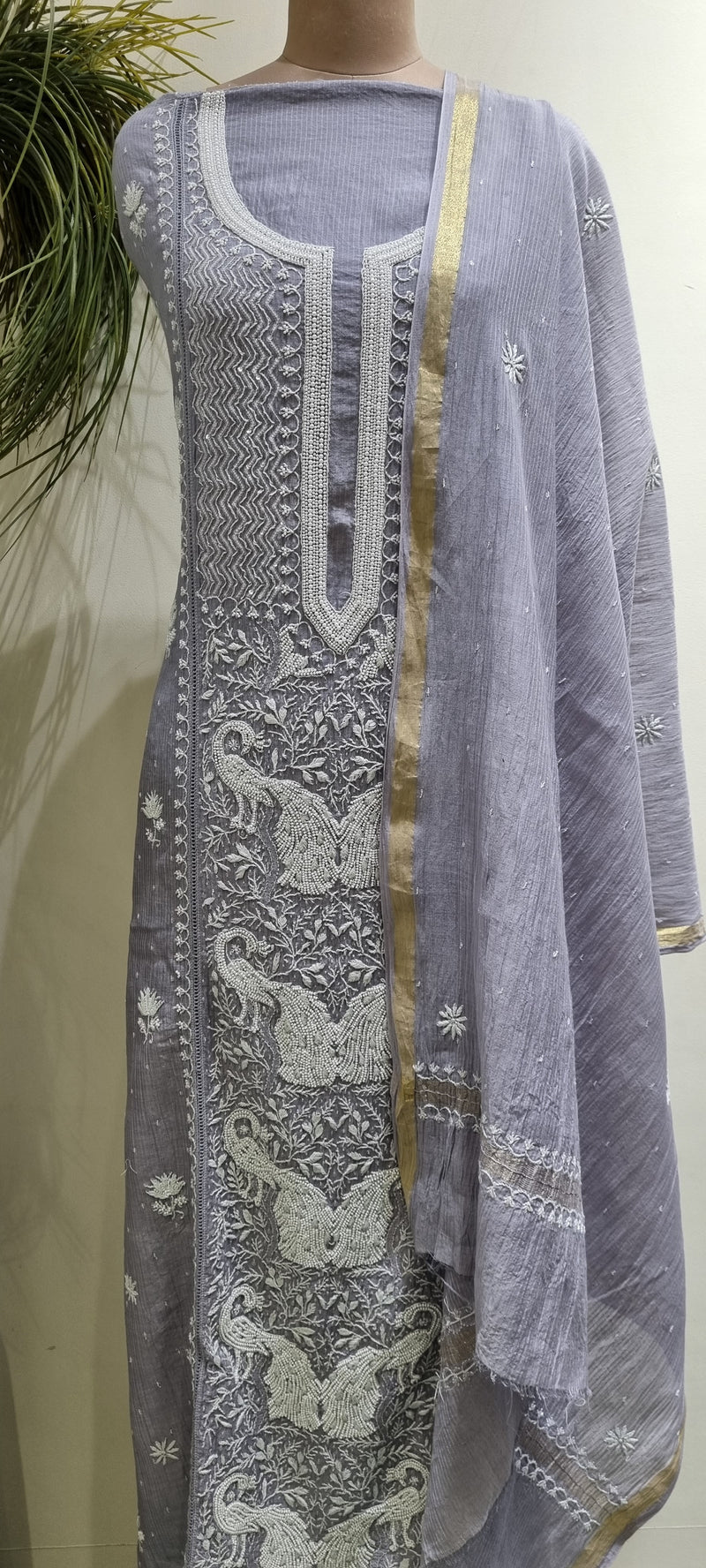 Soft Chanderi 2 Piece Kurta Set