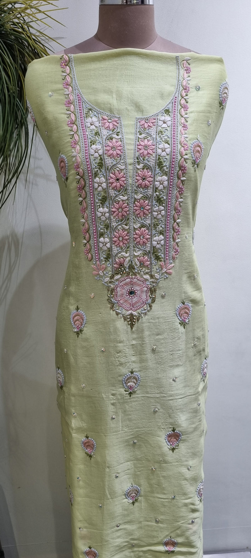 Chanderi Silk 2 Piece Kurta Set