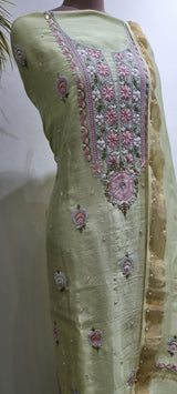 Chanderi Silk 2 Piece Kurta Set
