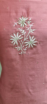 Chanderi Silk with Kalamkari Dupatta