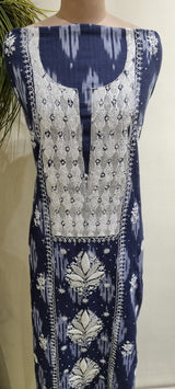 Ikat Print 2 Piece Kurta Set
