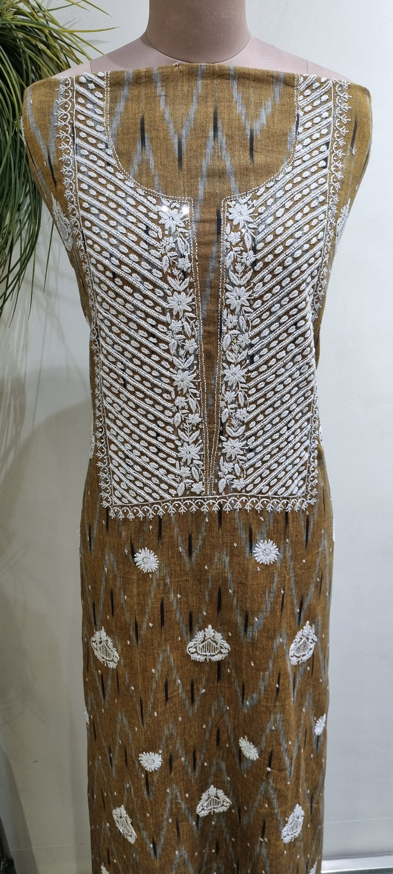 Ikat Print 2 Piece Kurta Set