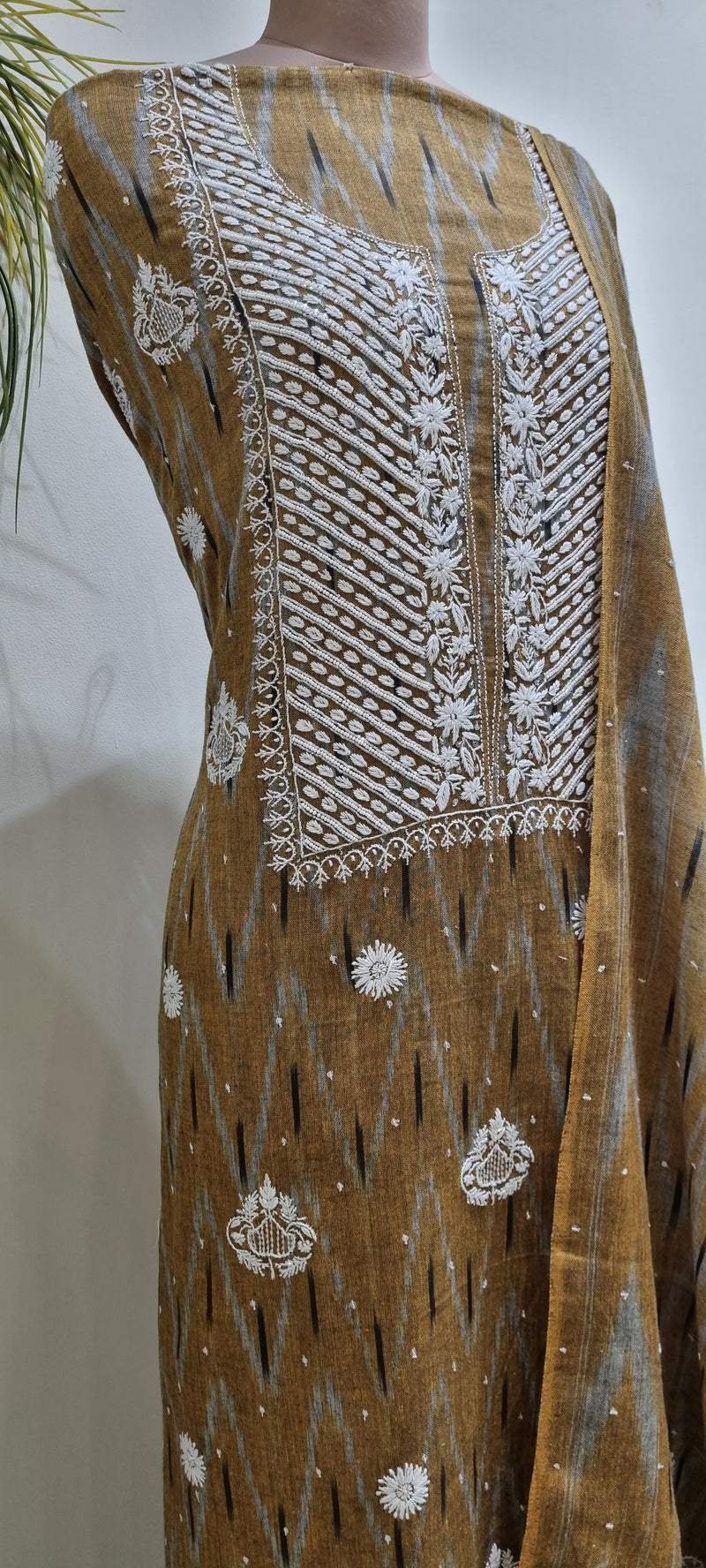 Ikat Print 2 Piece Kurta Set