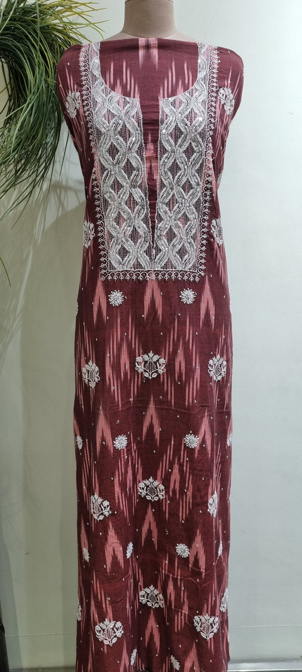 Ikat Print 2 Piece Kurta Set