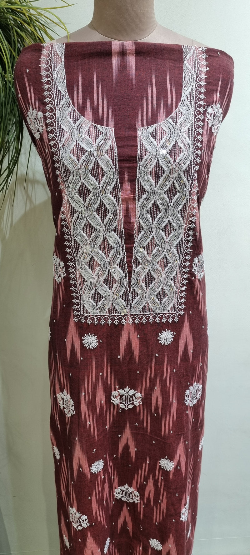 Ikat Print 2 Piece Kurta Set