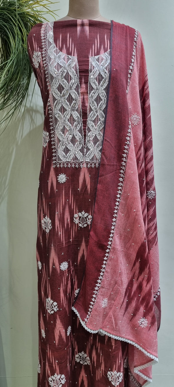Ikat Print 2 Piece Kurta Set