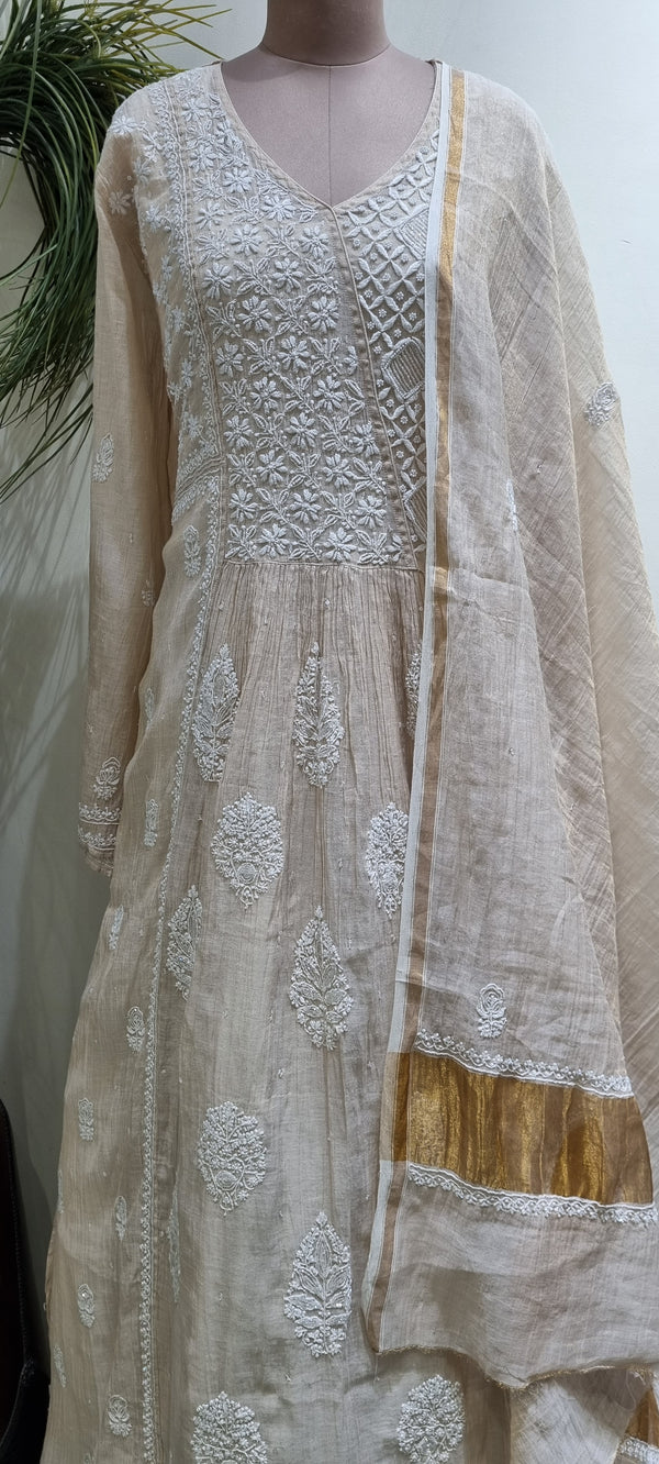 Tissue Chanderi Dress 2 Piece Set