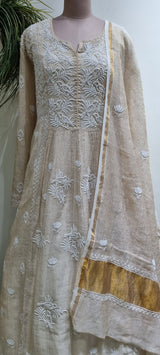 Tissue Chanderi Dress 2 Piece Set