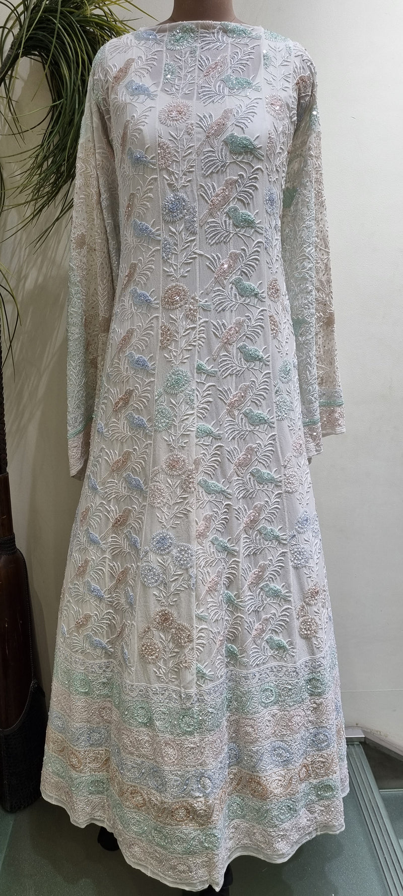 Pure Georgette Anarkali 2 Piece Set