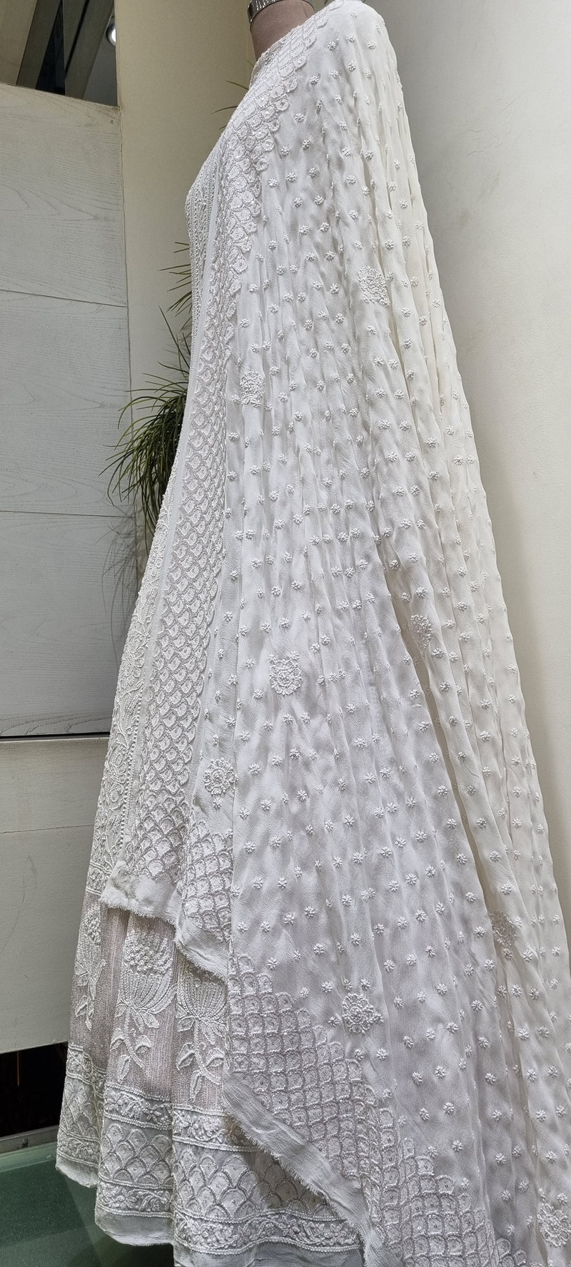 Pure Georgette Anarkali 2 Piece Set