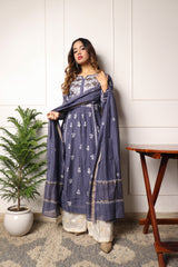Soft Chanderi Dress- 2 Piece Set