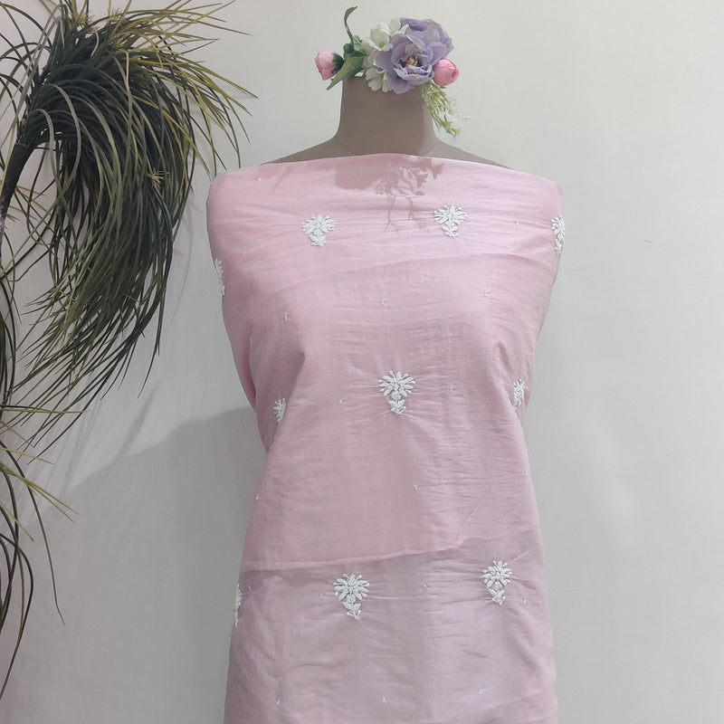 Semi Organza Chikankari 2 Piece Kurta Set