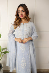 Soft Chanderi 2 piece Kurta Set